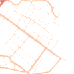 Daytime road noise heatmap for BH6 4JJ