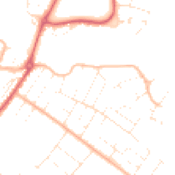 Daytime road noise heatmap for BH6 4LH