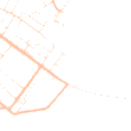 Daytime road noise heatmap for BH6 4NA