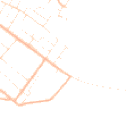 Daytime road noise heatmap for BH6 4ND