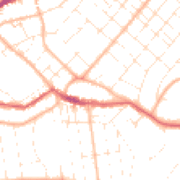 Daytime road noise heatmap for BH6 5AB