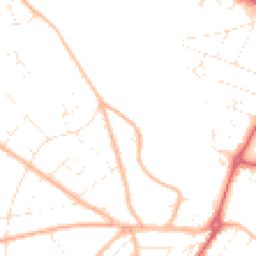Daytime road noise heatmap for BH6 5NF