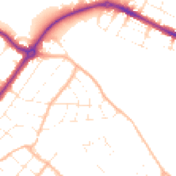 Daytime road noise heatmap for BH6 5QH