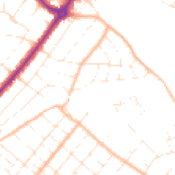 Daytime road noise heatmap for BH6 5QL