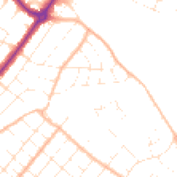 Daytime road noise heatmap for BH6 5QR