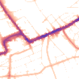 Daytime road noise heatmap for BH7 6AF