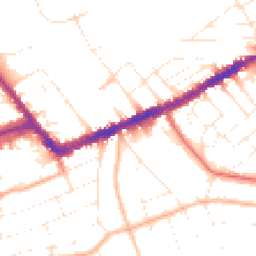 Daytime road noise heatmap for BH7 6AN