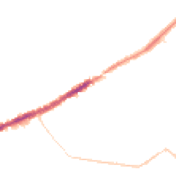 Night-time road noise heatmap for BH7 6AX