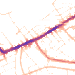 Daytime road noise heatmap for BH7 6DF