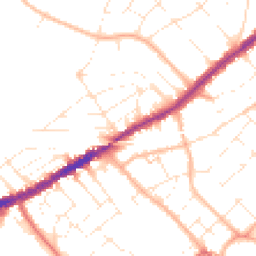 Daytime road noise heatmap for BH7 6DW