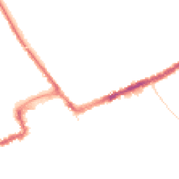Night-time road noise heatmap for BH7 6EU