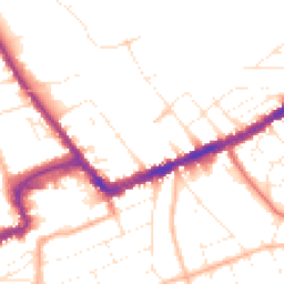 Daytime road noise heatmap for BH7 6HL
