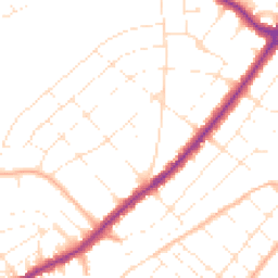 Daytime road noise heatmap for BH7 6PS