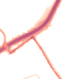 Night-time road noise heatmap for BH7 7AA