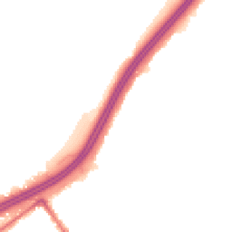 Night-time road noise heatmap for BH7 7AQ