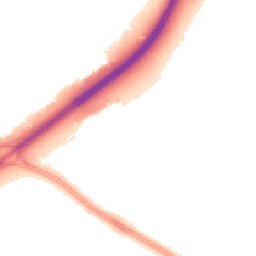 Night-time road noise heatmap for BH7 7DQ