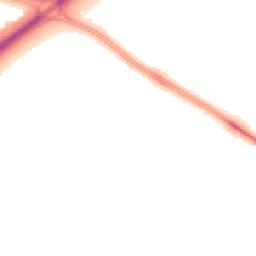 Night-time road noise heatmap for BH7 7HH