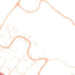 Daytime road noise heatmap for BH8 0DP