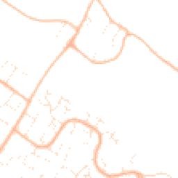 Daytime road noise heatmap for BH8 0DT