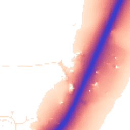 Daytime road noise heatmap for BH8 0DU
