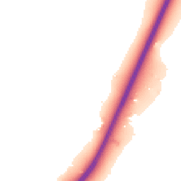 Night-time road noise heatmap for BH8 0DU