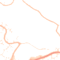Daytime road noise heatmap for BH8 0DZ