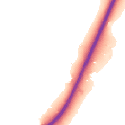 Night-time road noise heatmap for BH8 0EE