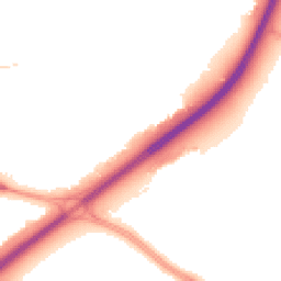 Night-time road noise heatmap for BH8 0FG