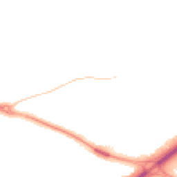 Night-time road noise heatmap for BH8 0HZ