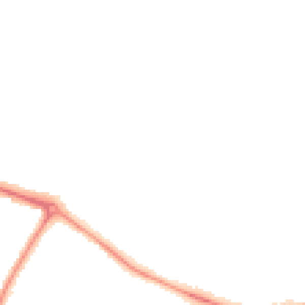 Night-time road noise heatmap for BH8 0NH