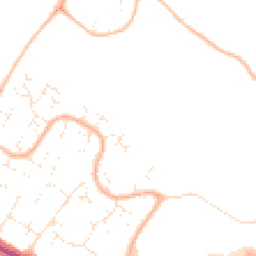 Daytime road noise heatmap for BH8 0PN