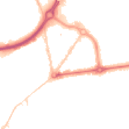 Night-time road noise heatmap for BH8 8AD