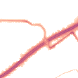 Night-time road noise heatmap for BH8 8BG