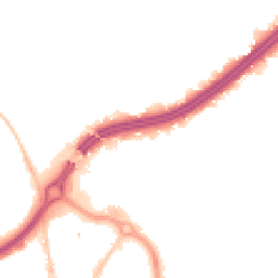 Night-time road noise heatmap for BH8 8JE