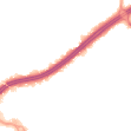 Night-time road noise heatmap for BH8 8NA