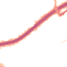 Night-time road noise heatmap for BH8 8NE