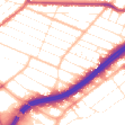 Daytime road noise heatmap for BH8 8QF