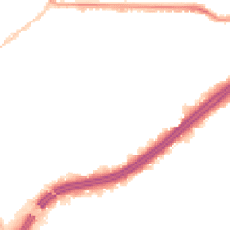 Night-time road noise heatmap for BH8 8QF