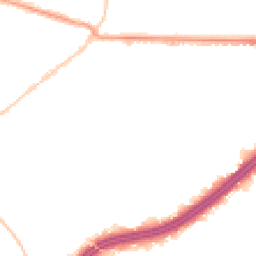 Night-time road noise heatmap for BH8 8QH