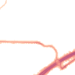 Night-time road noise heatmap for BH8 8QR