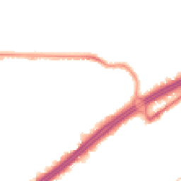 Night-time road noise heatmap for BH8 8SF