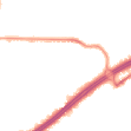 Night-time road noise heatmap for BH8 8SH