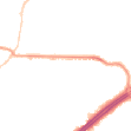 Night-time road noise heatmap for BH8 8SL