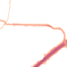 Night-time road noise heatmap for BH8 8SP