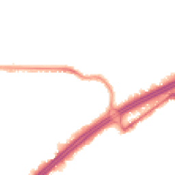 Night-time road noise heatmap for BH8 8TA