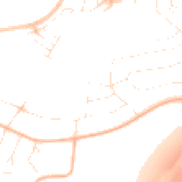 Daytime road noise heatmap for BH8 9HQ