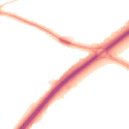 Night-time road noise heatmap for BH8 9JQ