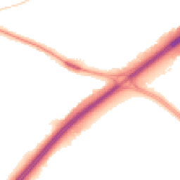 Night-time road noise heatmap for BH8 9LL