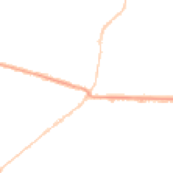 Night-time road noise heatmap for BH9 1AQ