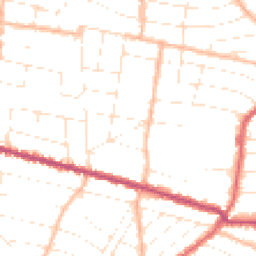 Daytime road noise heatmap for BH9 1DB